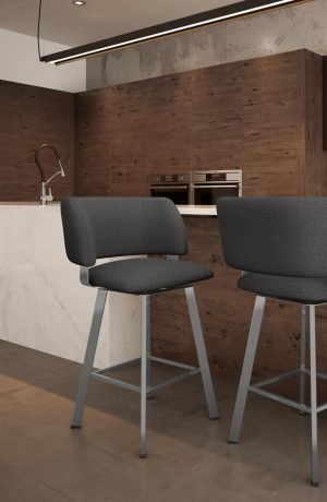 Amisco Easton Swivel Stool in Modern Kitchen