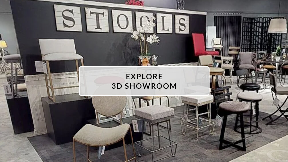 Wesley Allen's 3D Showroom of Barstools