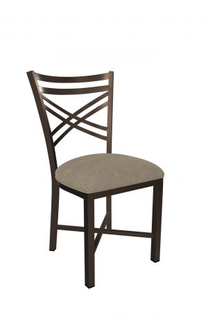 Wesley Allen's Raleigh Bronze Dining Chair with Cross Back