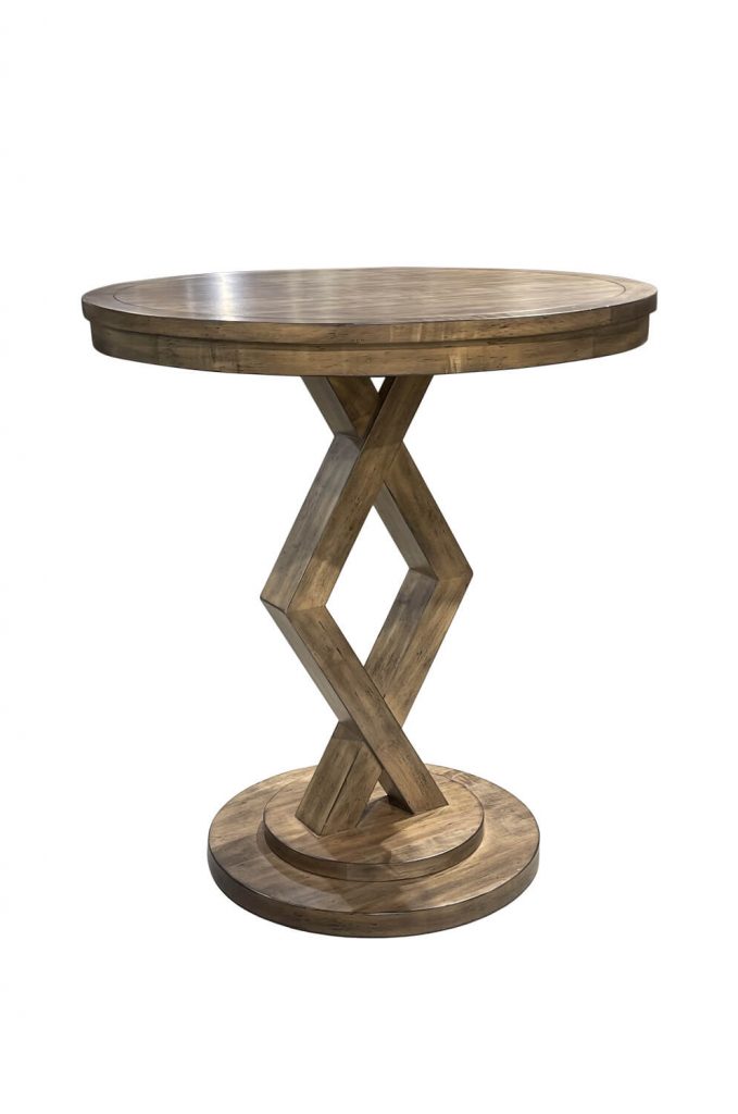 Darafeev's Bishop Modern Wood Pub Table in Maple