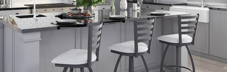 Featuring the Jackie stools by Holland