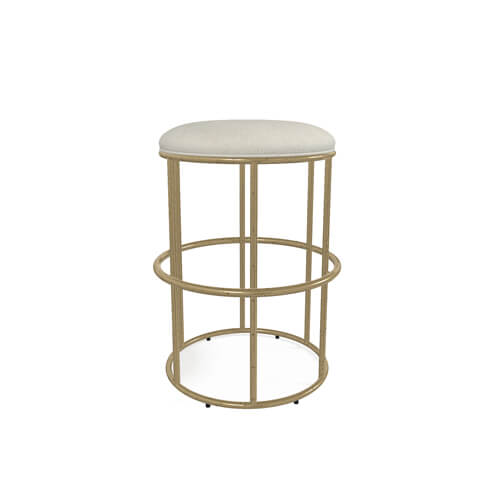 Nyx round backless bar stool