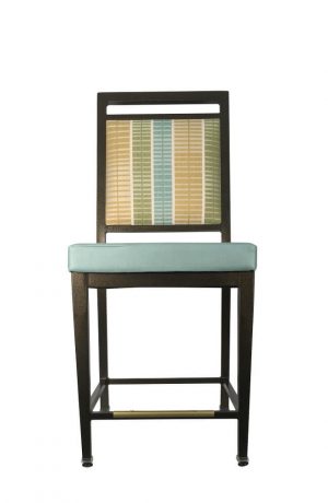 IH Seating Aiden Multiple Fabrics Bar Stool with Back - Front View