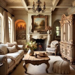 French Country Style Living Room