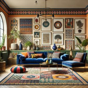 Living Room with Maximalism Vibes