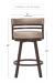 Wesley Allen's Miramar Swivel Stool in Counter Height