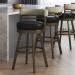 Wesley Allen's Miramar Duo Fabrics on Bar Stools