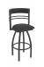 Holland's Hunter Black Swivel Bar Stool